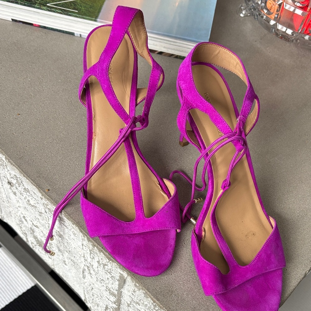 Banana Republic Vibrant Pink Strappy Sandals